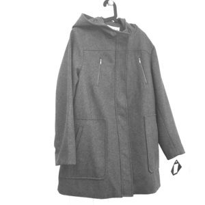 Ava & Viv Wool Parka Heathered Gray